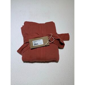 Coyuchi Organic Cotton Solstice Short Robe Rosehip NWT Large